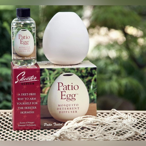 Skeeter Screen Patio Egg Mosquito Deterrent Diffuser Deet-Free - Picture 2 of 6